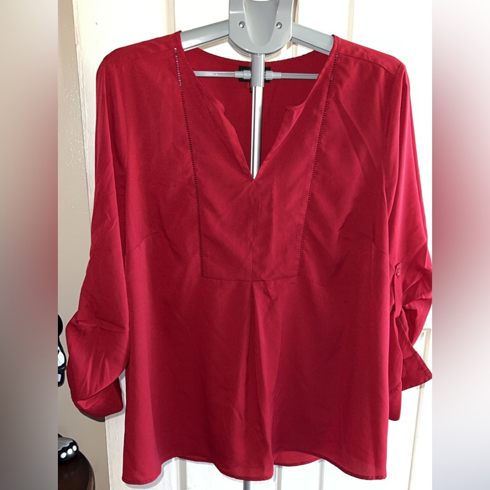 Lane Bryant - Red long Sleeve shirt - Picture 12 of 12